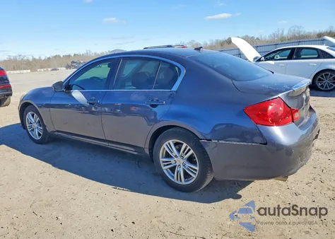 2010 Infiniti G37 z USA, uszkodzony, nr VIN JN1CV6AR5AM451145